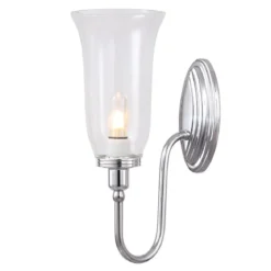 Elstead Lighting Blake 1-Light Wandleuchte Chrom poliert IP44 G9 3000K