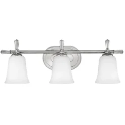 Elstead Lighting Blythe 3-Light Wandleuchte Nickel poliert 3-flammig IP44