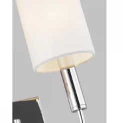 Elstead Lighting Brianna 2-Light Wandleuchte 2-flammig Nickel poliert E14