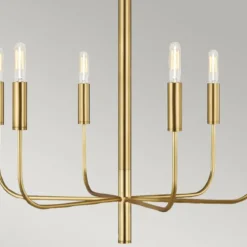 Elstead Lighting Brianna 6-Light Kronleuchter 6-flammig Messing E14