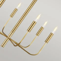 Elstead Lighting Brianna 6-Light Kronleuchter 6-flammig Messing E14