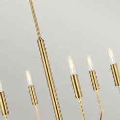 Elstead Lighting Brianna 6-Light Kronleuchter 6-flammig Messing E14