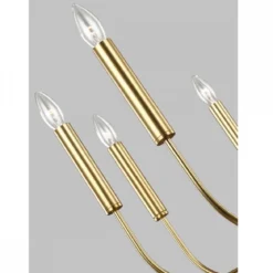Elstead Lighting Brianna 9-Light Kronleuchter 9-flammig Messing E14