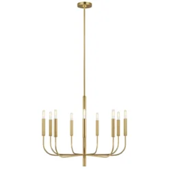 Elstead Lighting Brianna 9-Light Kronleuchter 9-flammig Messing E14