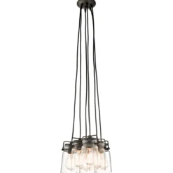 Elstead Lighting Brinley 6-Light Pendelleuchte 6-flammig E27 Alt Bronze