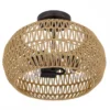 Elstead Lighting Casablanca Deckenleuchte 3-flammig Bronze Natur