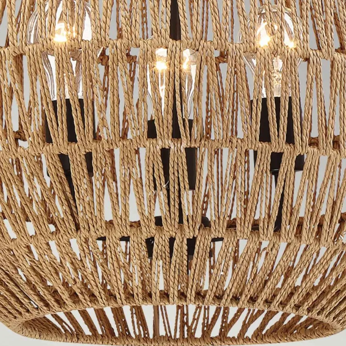 Elstead Lighting Casablanca Pendelleuchte 3-flammig Bronze Natur