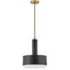 Elstead Lighting Cedric Pendelleuchte mittelgroß Schwarz