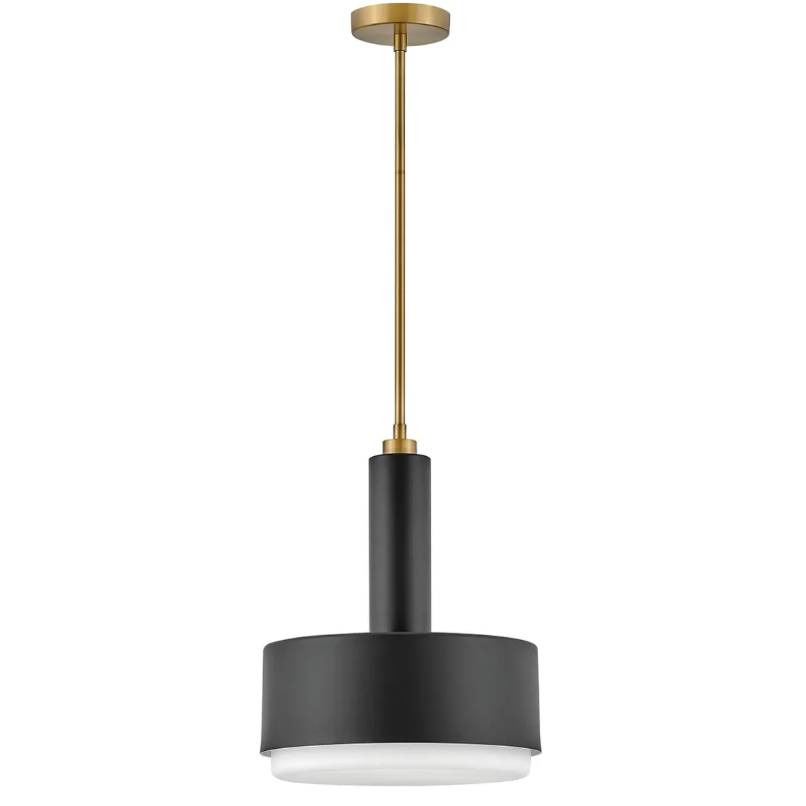 Elstead Lighting Cedric Pendelleuchte mittelgroß Schwarz