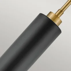 Elstead Lighting Cedric Pendelleuchte mittelgroß Schwarz