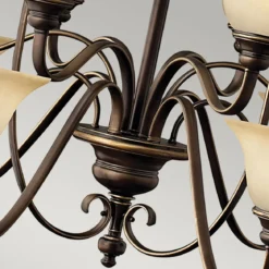 Elstead Lighting Cello Kronleuchter 15-Light E27 Bronze antik