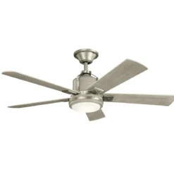Elstead Lighting Colerne Deckenventilator LED nickel gebürstet
