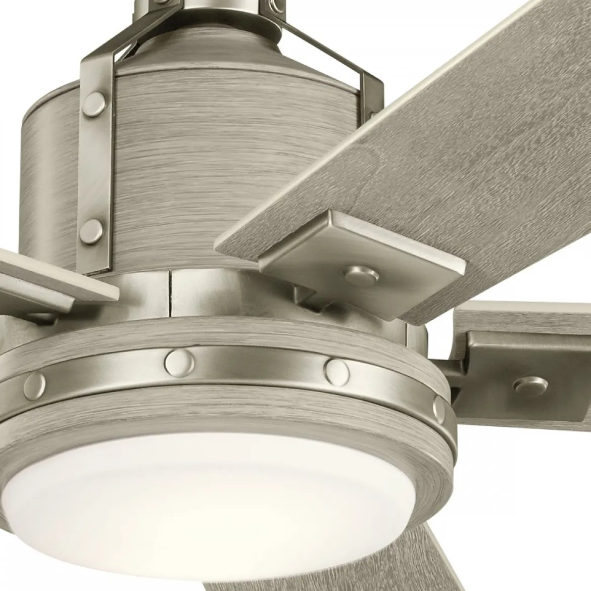 Elstead Lighting Colerne Deckenventilator LED nickel gebürstet