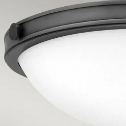 Elstead Lighting Collier 2-Light Small Deckenleuchte 2-flammig Schwarzoxid 35cm