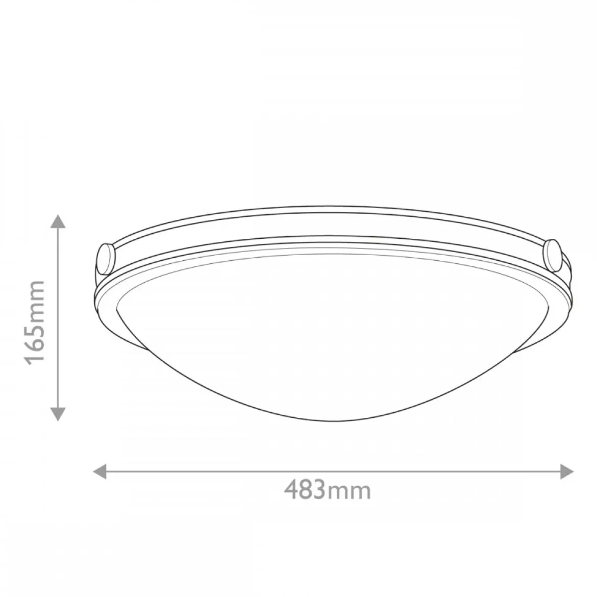 Elstead Lighting Collier 3-Light Deckenleuchte 3-flammig Schwarzoxid 48cm