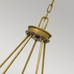 Elstead Lighting Collier 5-Light Kronleuchter 5-flammig Messing 685mm