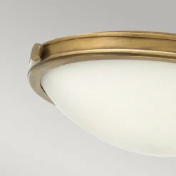 Elstead Lighting Collier 3-Light Large Deckenleuchte 3-flammig Messing 48cm