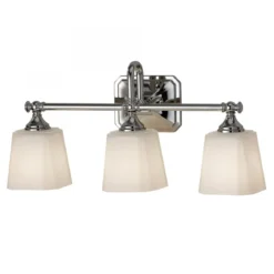 Elstead Lighting Concord 3-Light Wandleuchte 3-flammig IP44 G9 Chrom poliert