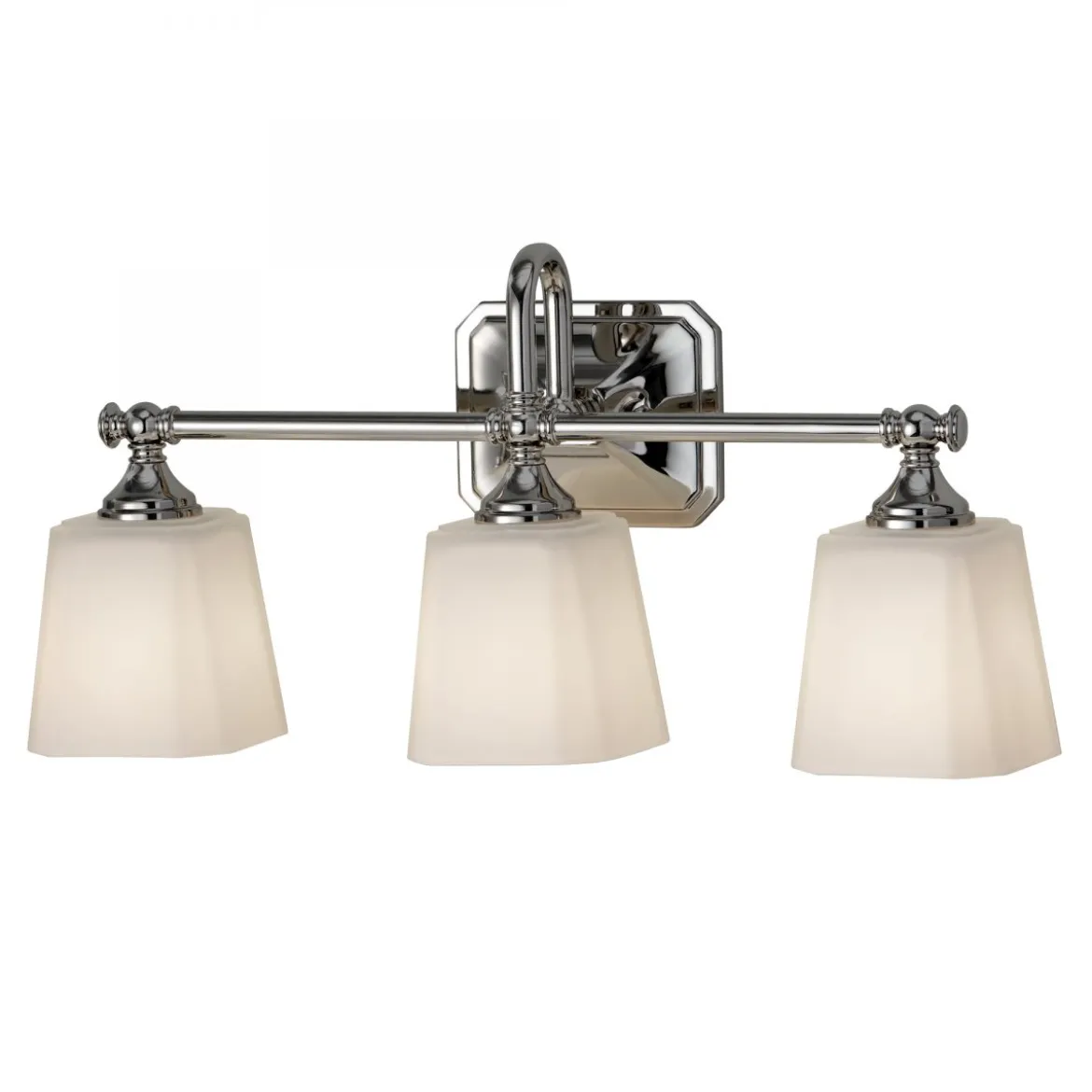 Elstead Lighting Concord 3-Light Wandleuchte 3-flammig IP44 G9 Chrom poliert
