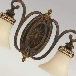 Elstead Lighting Drawing Room Wandleuchte 2-Light E27 Wallnuss Braun