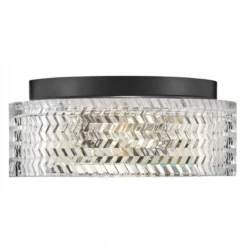 Elstead Lighting Elle Deckenleuchte 2-flammig 30cm schwarz