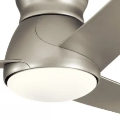 Elstead Lighting Eris Deckenventilator LED nickel gebürstet