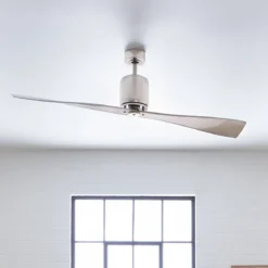 Elstead Lighting Ferron Deckenventilator Nickel poliert