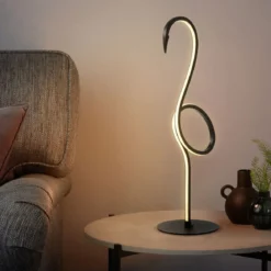 Elstead Lighting Flamingo LED Tischleuchte schwarz 3000K