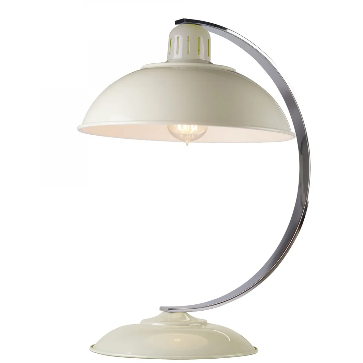 Elstead Lighting Franklin 1-Light Tischleuchte Cream 1-flammig E27 46cm