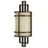 Elstead Lighting Fusion Wandleuchte 1-Light Bronze Amber E27