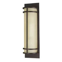 Elstead Lighting Fusion Wandleuchte 2-Light Bronze Amber E27