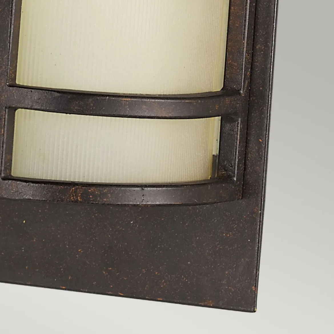 Elstead Lighting Fusion Wandleuchte 2-Light Bronze Amber E27