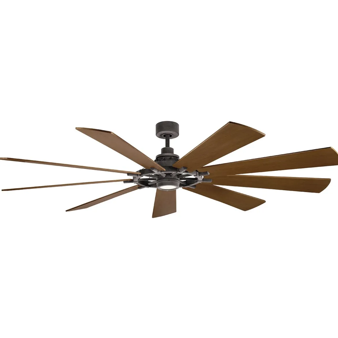Elstead Lighting Gentry XL Deckenventilator LED Zink Holz