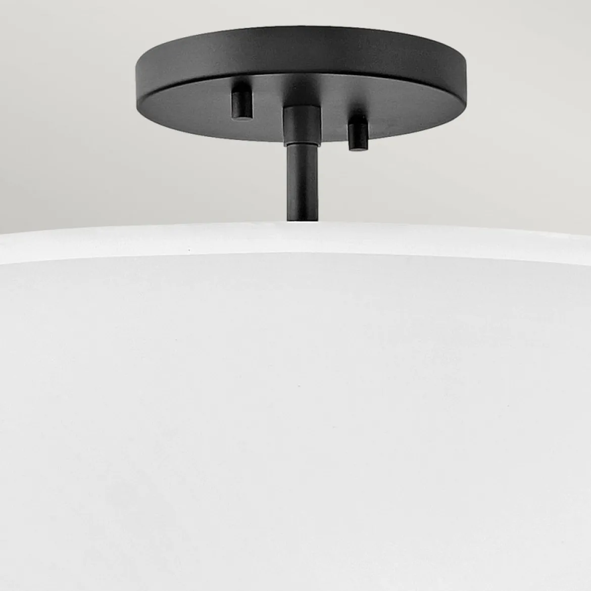 Elstead Lighting Graham Deckenleuchte Duo Mount Medium 3-Light Schwarz Altweiß E14