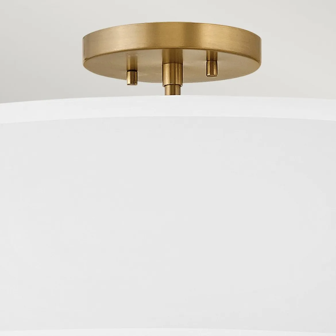 Elstead Lighting Graham Deckenleuchte Duo Mount Large 4-Light Messing Altweiß E14