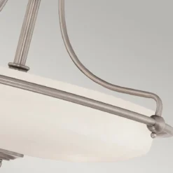 Elstead Lighting Griffin 4-Light Semi-Flush Light Deckenleuchte antik nickel