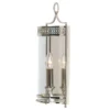 Elstead Lighting Guildhall 1-Light Wandleuchte Nickel poliert 1-flammig E14