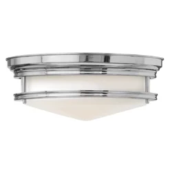 Elstead Lighting Hadley 3-Light Deckenleuchte Chrom 3-flammig E27