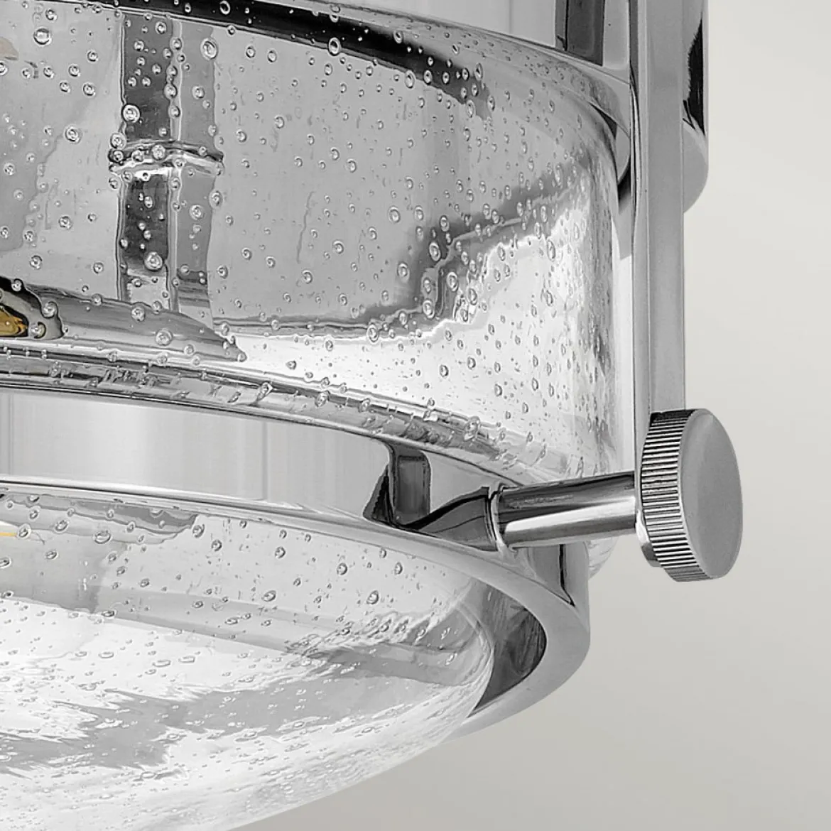 Elstead Lighting Harper Deckenleuchte 3-Light Chrom poliert Klarglas E27