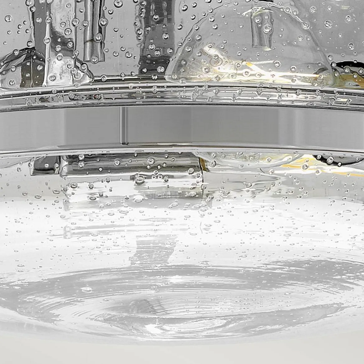 Elstead Lighting Harper Deckenleuchte 3-Light Chrom poliert Klarglas E27