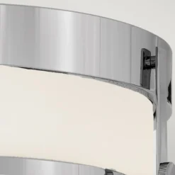 Elstead Lighting Harper Deckenleuchte 3-Light Chrom poliert Opalglas E27