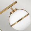 Elstead Lighting Hollis Wandleuchte 3-Light Messing Opalglas E14 IP44