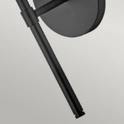 Elstead Lighting Hollis Wandleuchte 1-Light Schwarz Opalglas E14 IP44