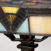 Elstead Lighting Holmes Tischleuchte Mini 1-Light Tiffany-Stil Bronze E14