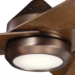 Elstead Lighting Jade Deckenventilator LED Bronze Walnuss