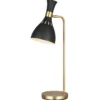 Elstead Lighting Joan 1-Light Tischleuchte Schwarz Gold E27 64cm