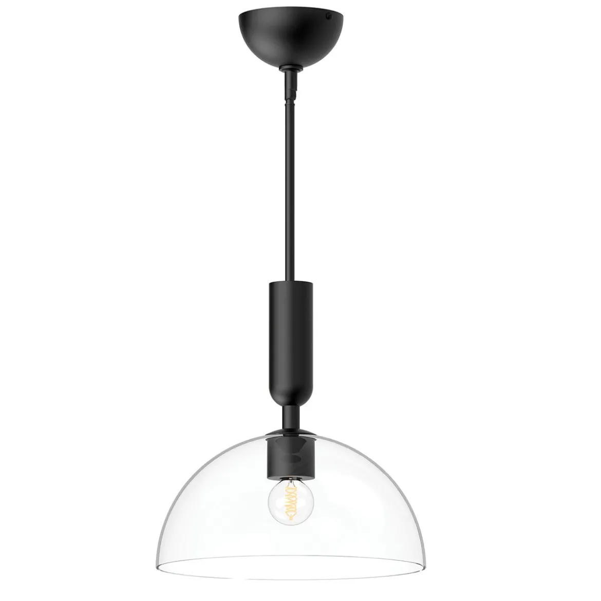 Elstead Lighting Jude Pendelleuchte 1-flammig Mattschwarz