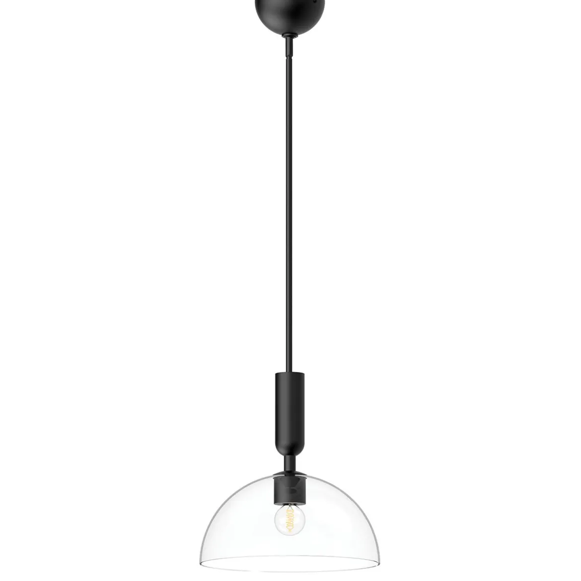 Elstead Lighting Jude Pendelleuchte 1-flammig Mattschwarz