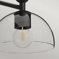 Elstead Lighting Jude Pendelleuchte 3-flammig Schwarz