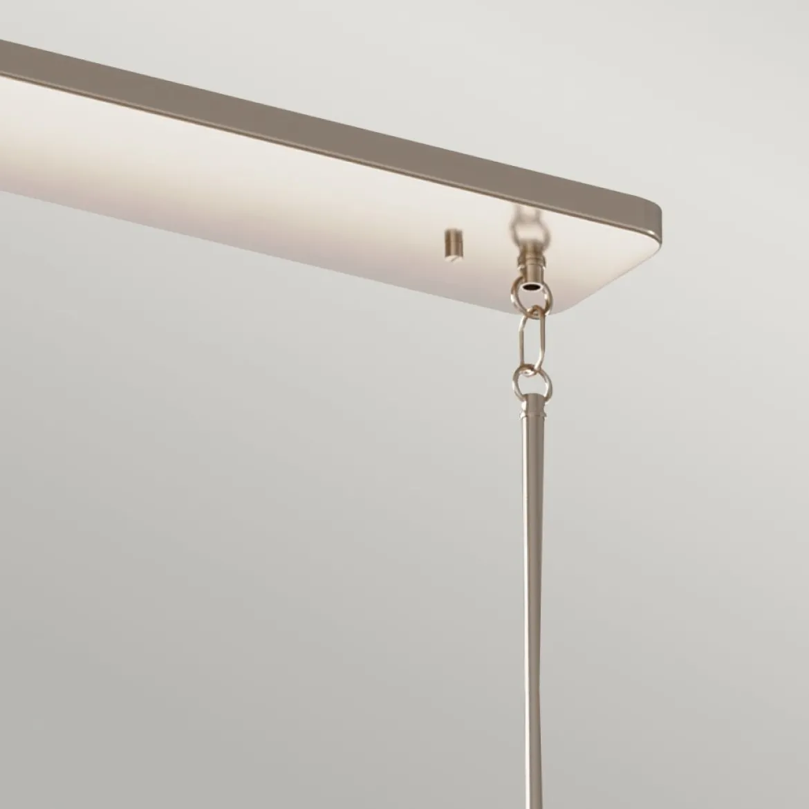 Elstead Lighting Kimrose Kronleuchter linear 10-Light Nickel poliert Klarglas E14